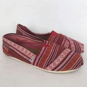 Toms  Women’s Shoes Size 9 Red